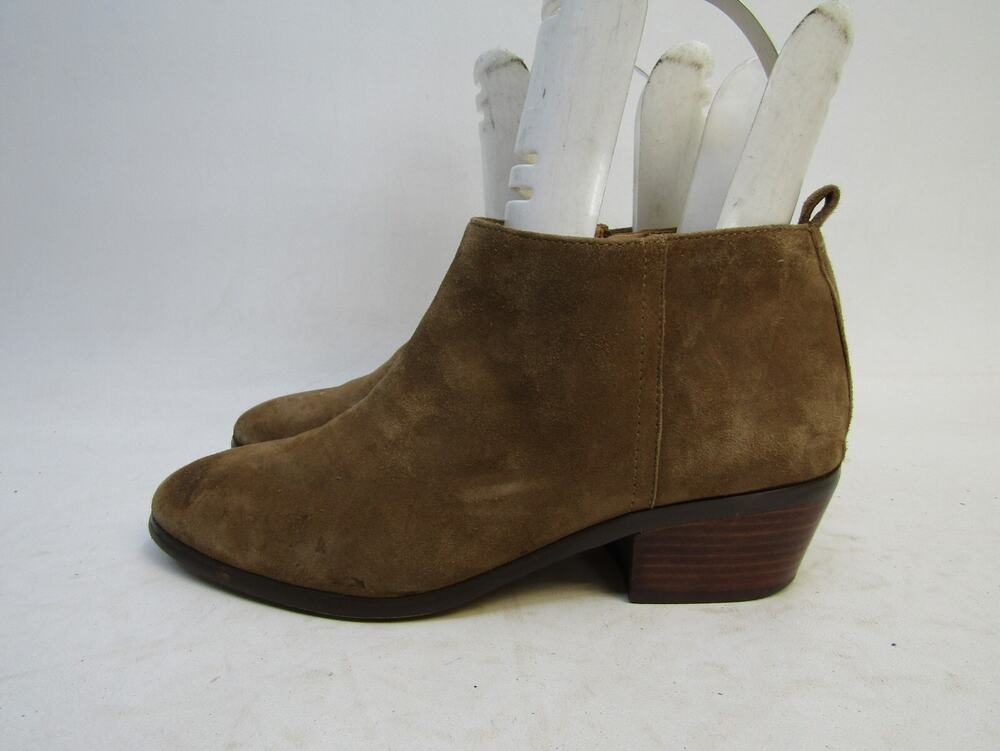 J Crew Womens Size 9 M Brown Suede Fashion Ankle Boots Bootie